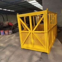高空工程作业外墙施工吊车吊篮 液压旋转1.5米起重吊车吊篮