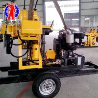 两轮拖车底盘液压勘探钻机XYX-200工程质检取芯钻机